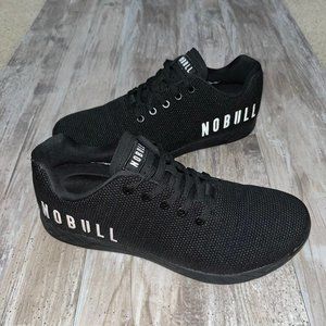 Mens triple black nobull athletic shoes size 11